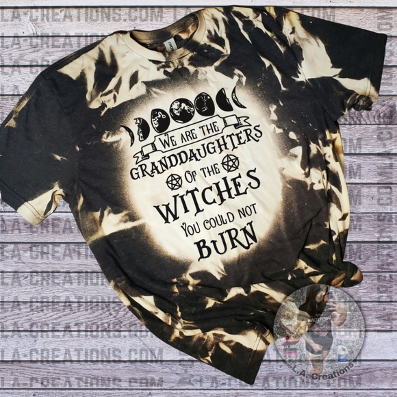 Witches you couldn't burn Bleached Tee - Picture 1 of 1